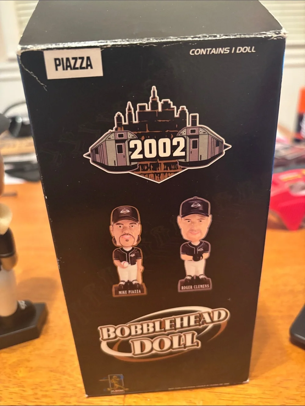 New Vintage 2002 Mike Piazza New York Yankees Subway Series Bobble Head MLB